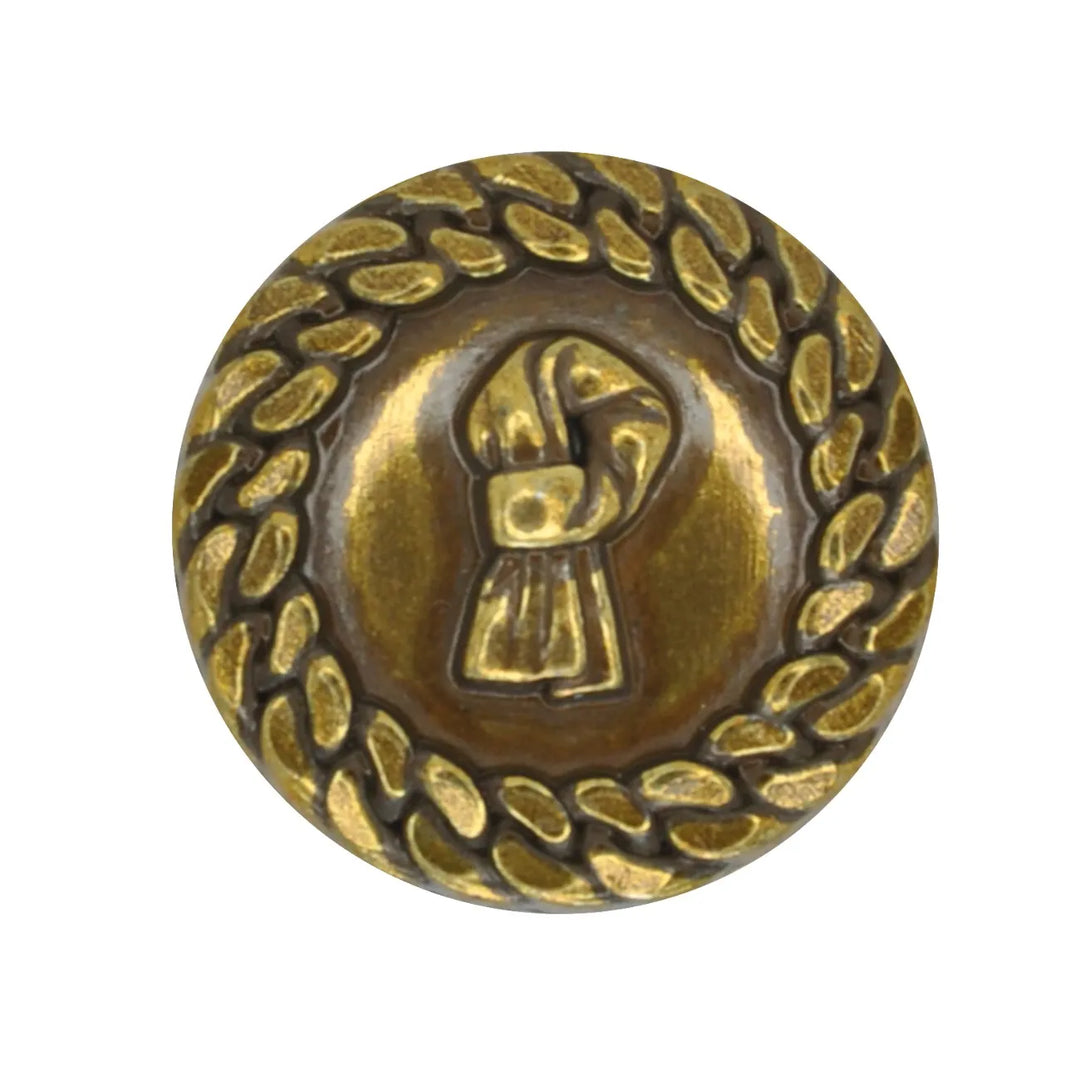 Vintage Chain Knot Metal Button | 18mm (28L) & 23mm (36L)