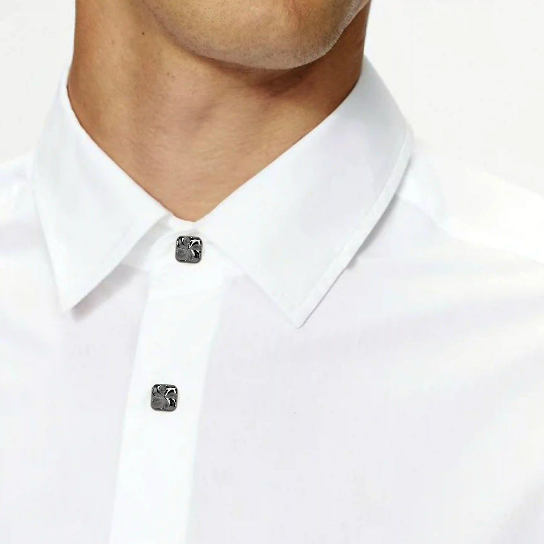 Square Four-Leaf Clover Button | 23mm & 15mm