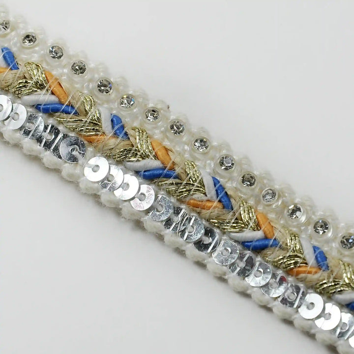 Zigzag Style Sequin Trim