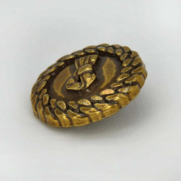 Vintage Chain Knot Metal Button | 18mm (28L) & 23mm (36L)