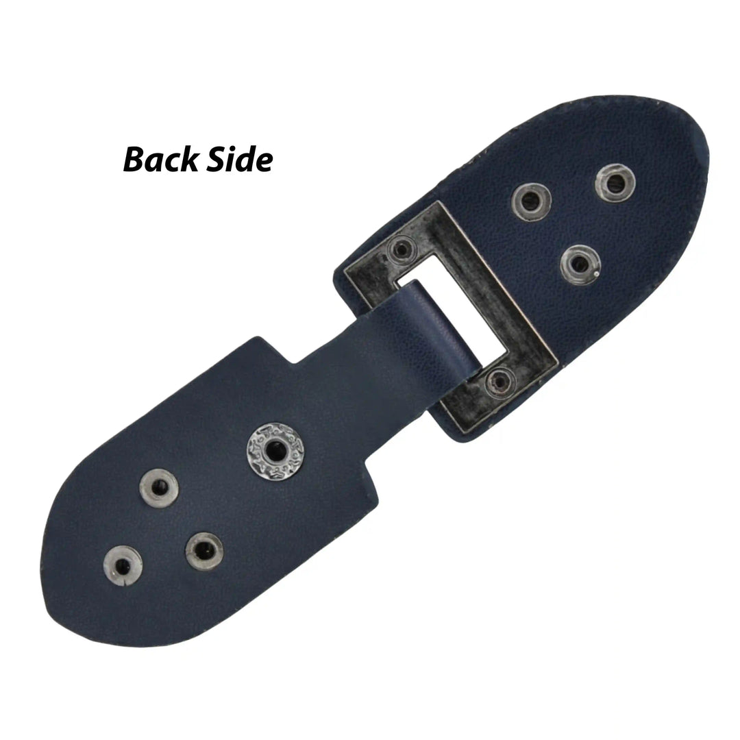 Nickel With  PU Snap Belt Buckle