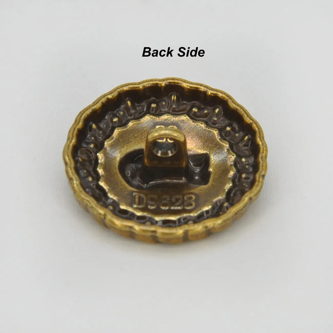 Vintage Chain Knot Metal Button | 18mm (28L) & 23mm (36L)