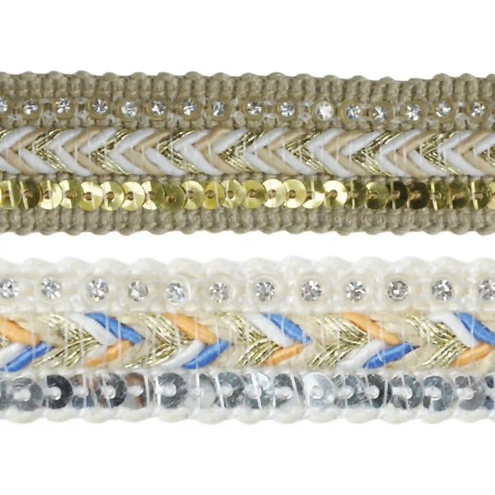 Zigzag Style Sequin Trim