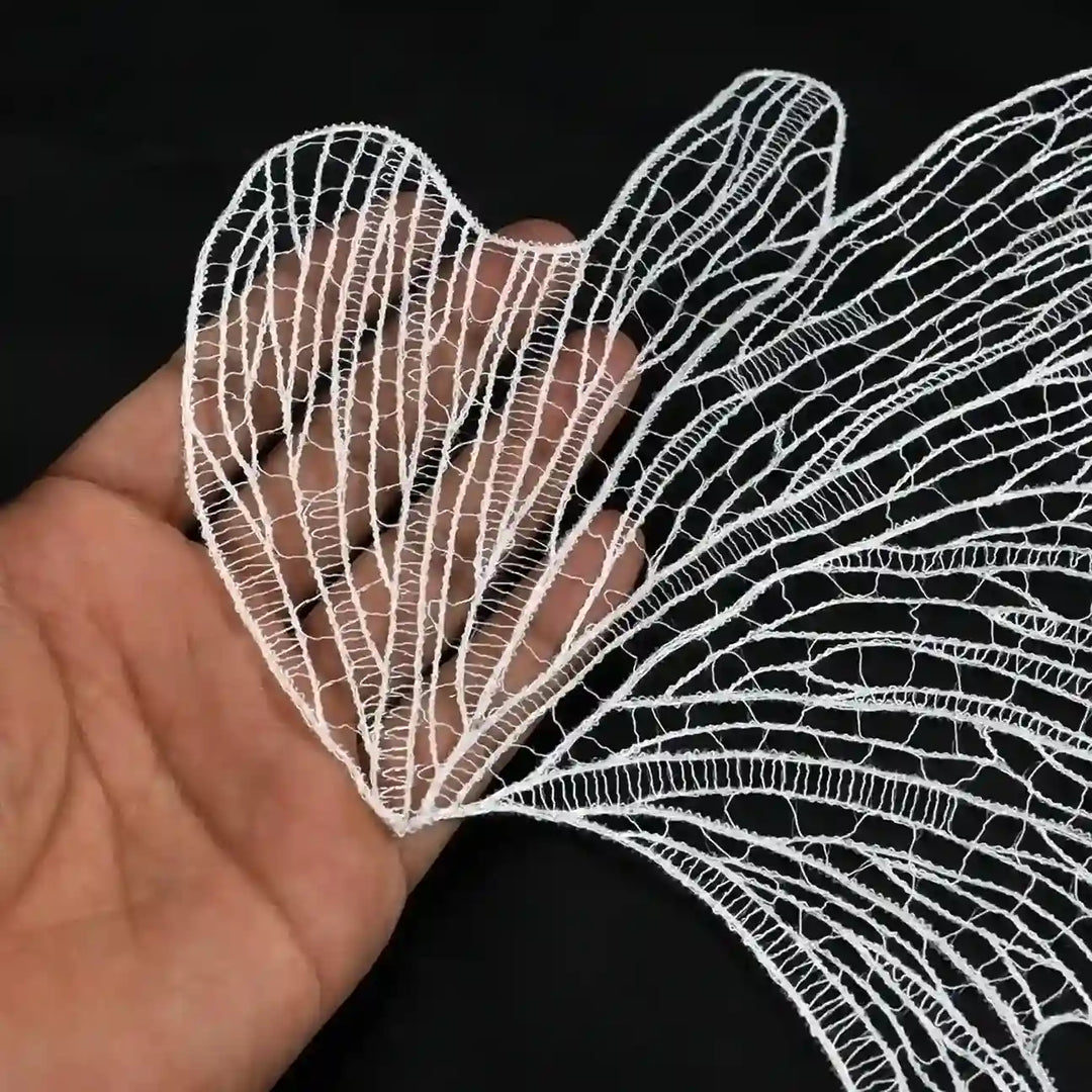 Leaf Skeleton Lace Patch | Set Of 2