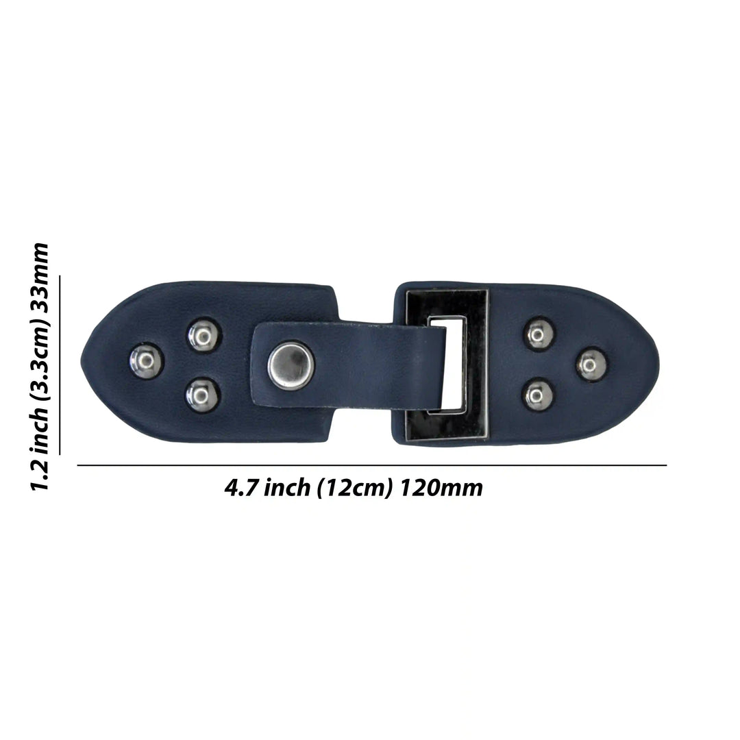 Nickel With  PU Snap Belt Buckle