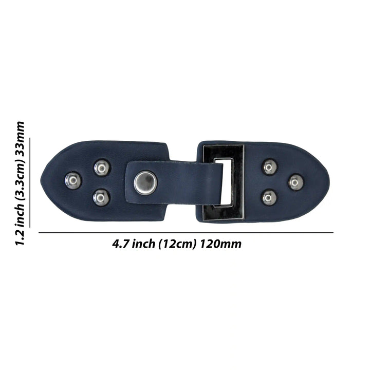 Nickel With  PU Snap Belt Buckle