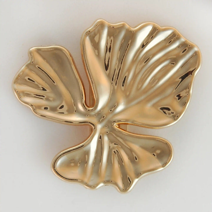Golden Flower Petal Buckle