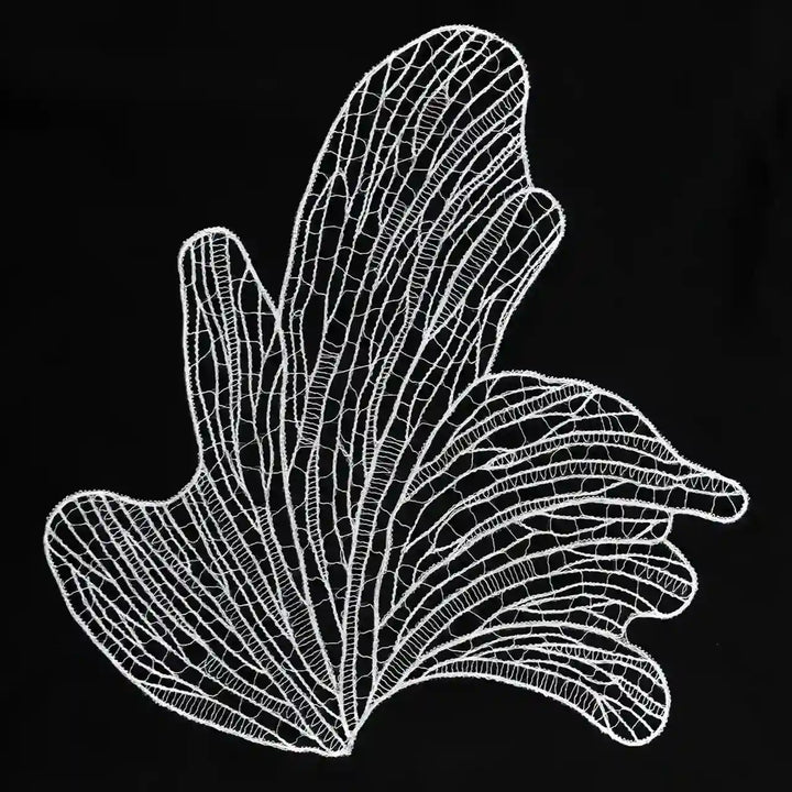 Leaf Skeleton Lace Patch | Set Of 2