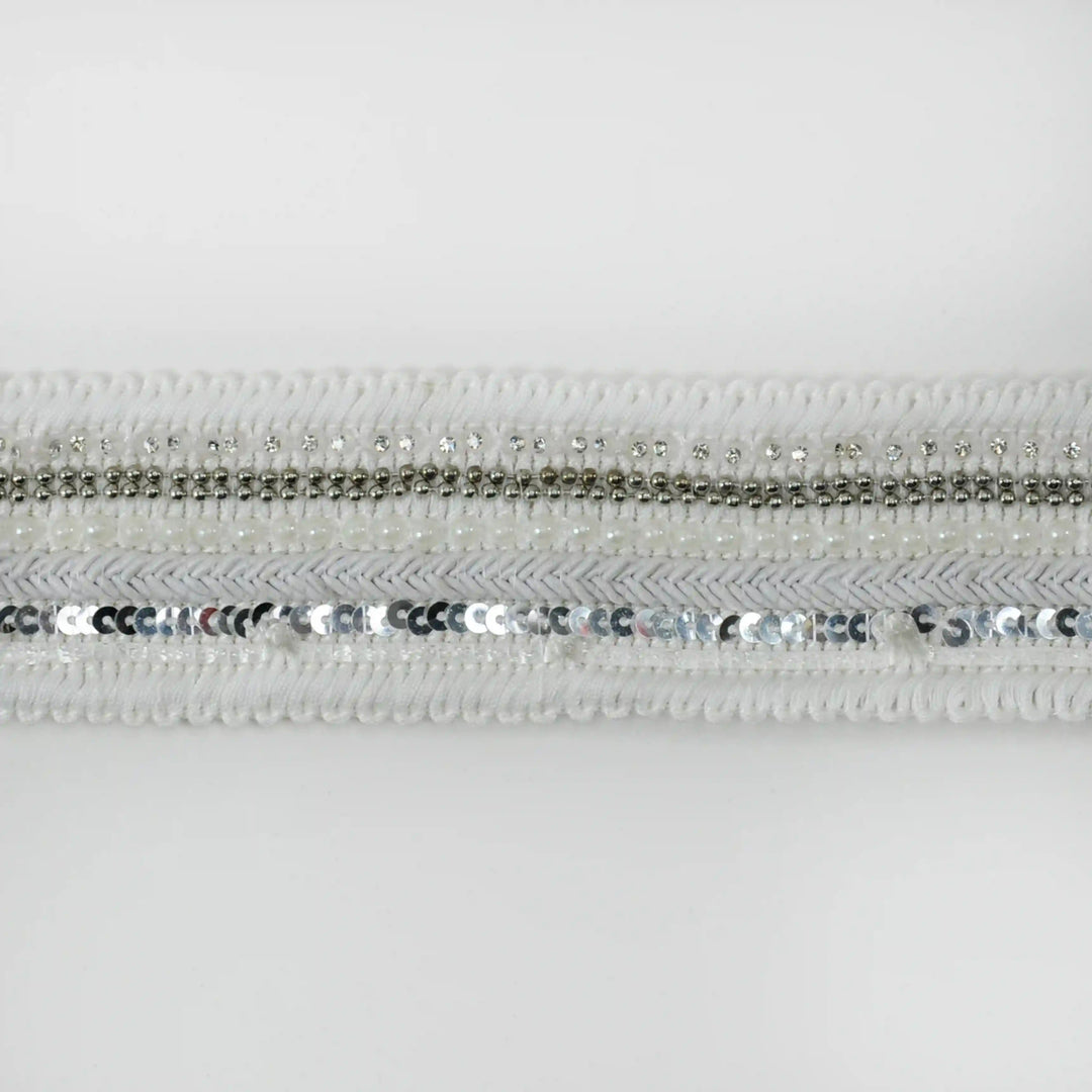 Chevron Glow Sequin Lace