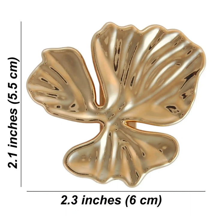 Golden Flower Petal Buckle