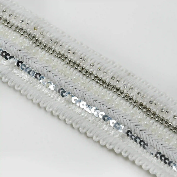 Chevron Glow Sequin Lace
