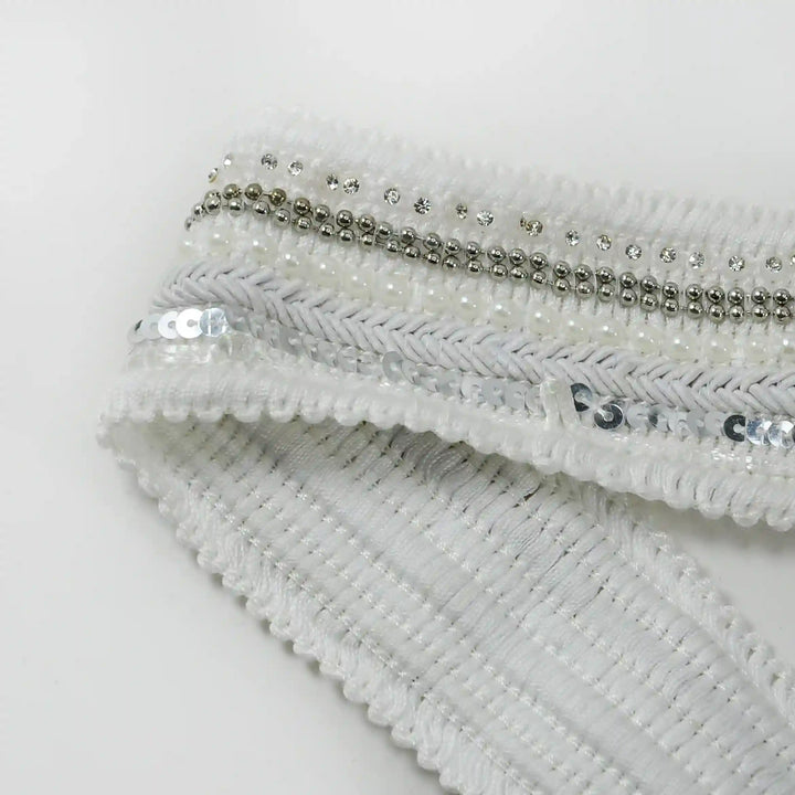 Chevron Glow Sequin Lace