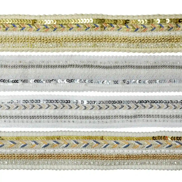 Chevron Glow Sequin Lace
