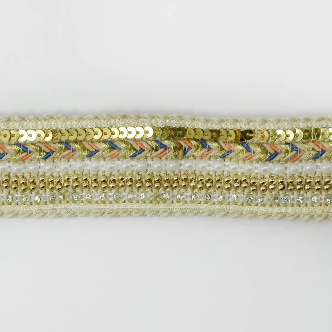 Chevron Glow Sequin Lace
