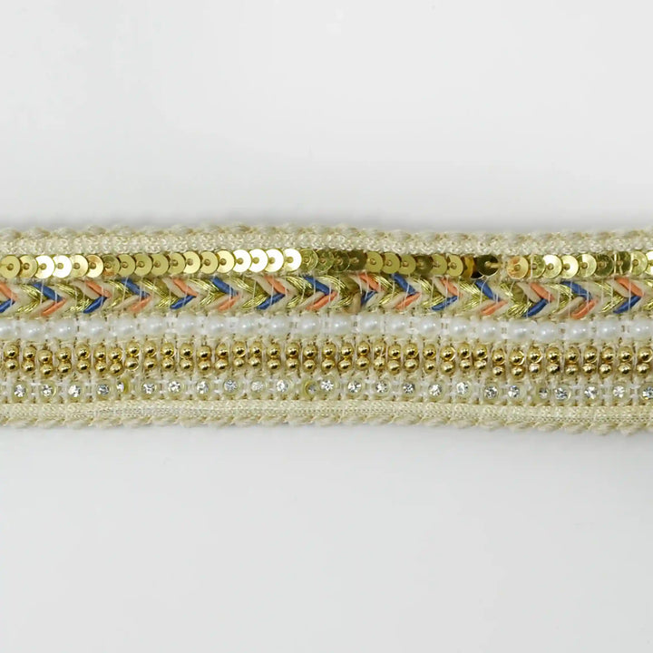 Chevron Glow Sequin Lace
