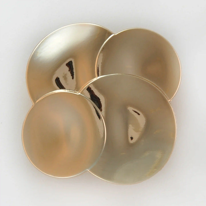 Stacked Metallic Discs Buckles