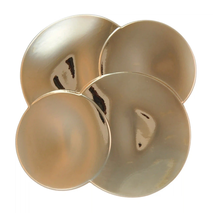 Stacked Metallic Discs Buckles
