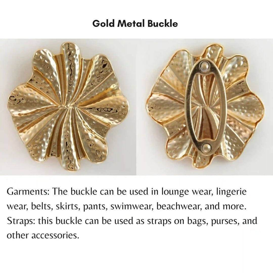 Hammered Style Golden Petal