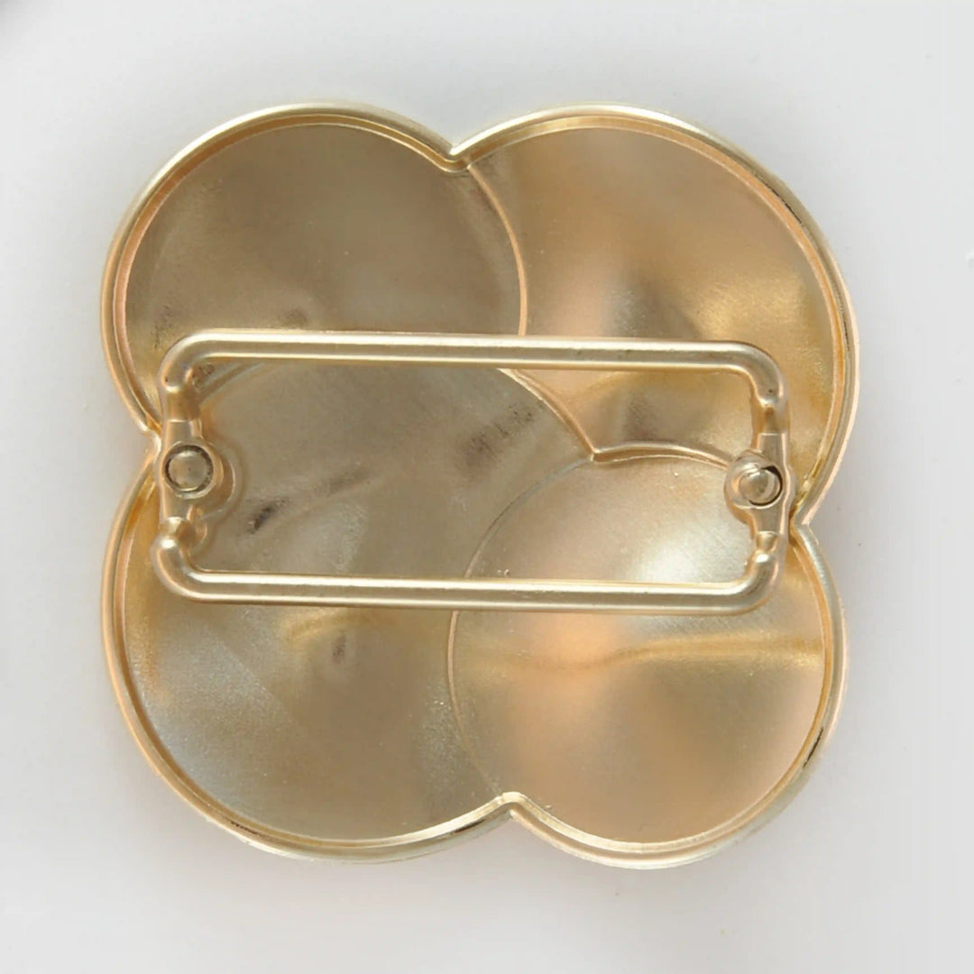 Stacked Metallic Discs Buckles