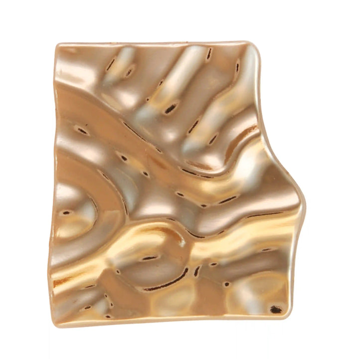 Wrinkled Golden Square Buckle