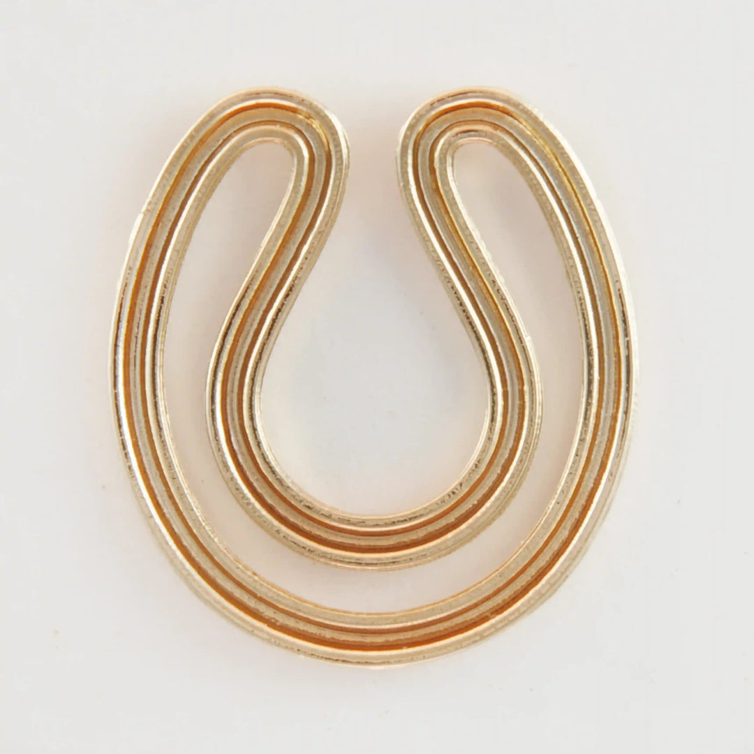 Double loop crescent buckle