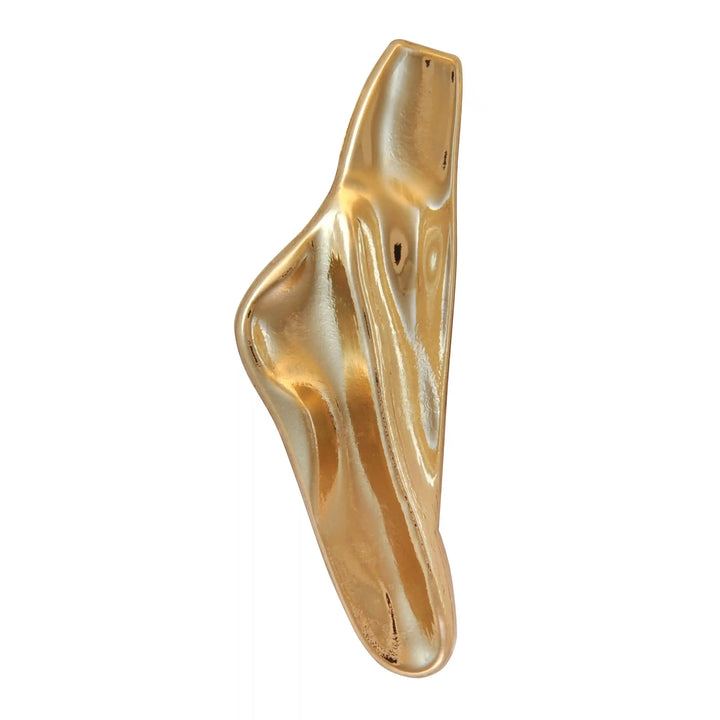 Organic curved golden buckle
