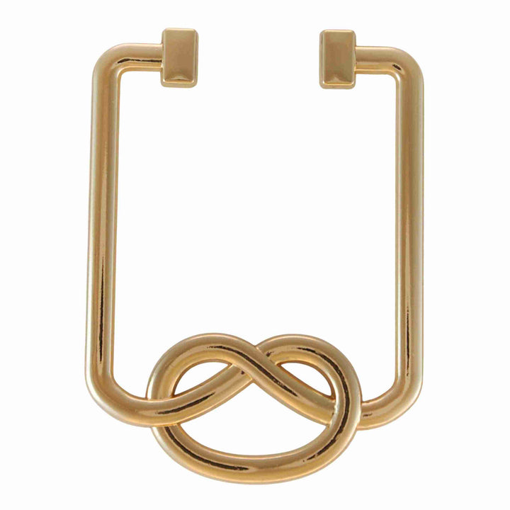 Intertwined knot loop Buckle