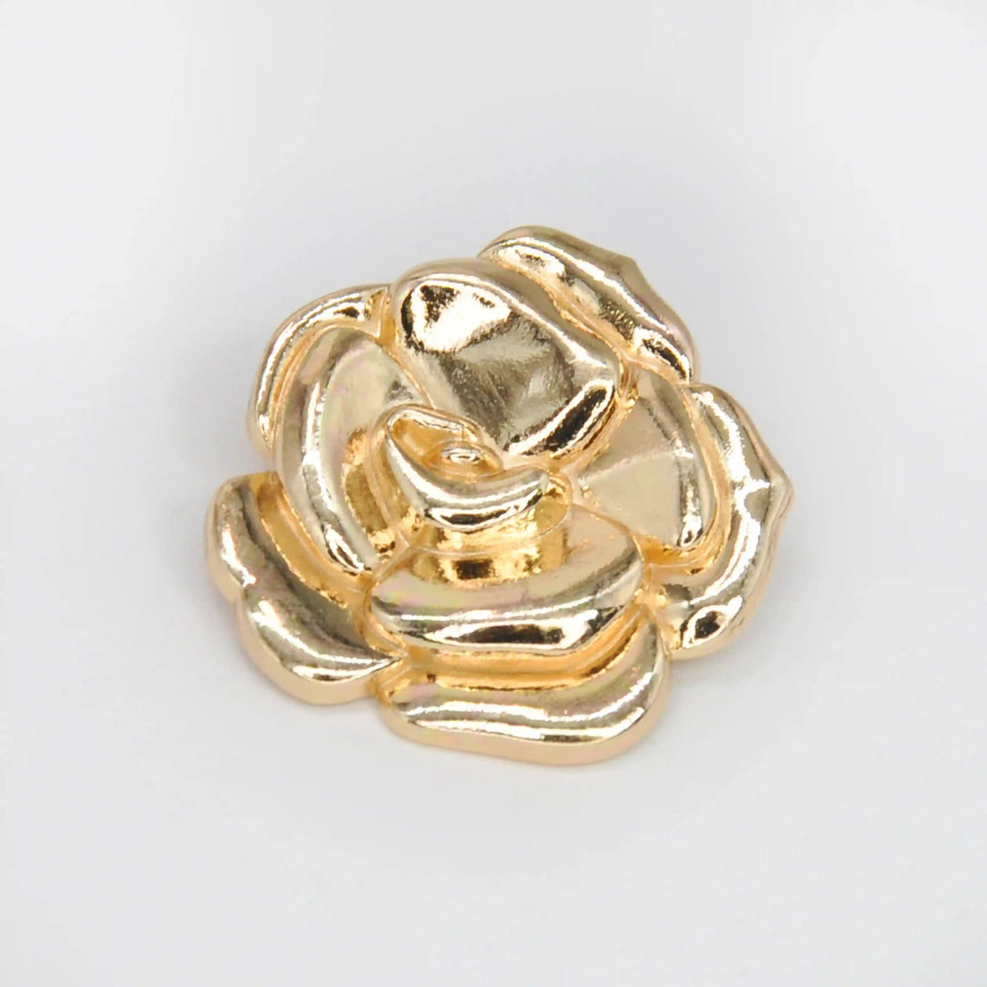 Rose Style Metal Buttons
