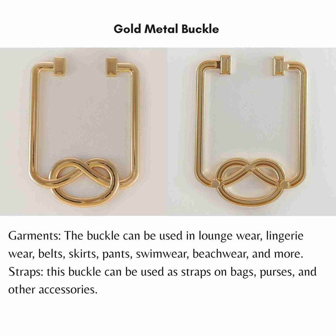 Intertwined knot loop Buckle