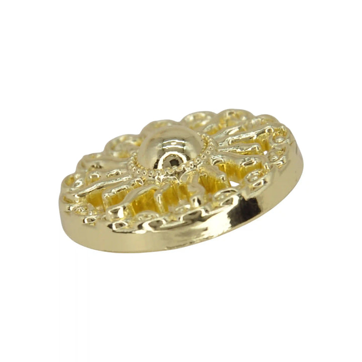 Sunburst Pattern Metal Button | 18mm(28L), 20mm(32L) & 23mm(36L)