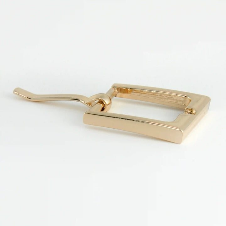 Gold Classic Rectangle Buckle (2 Piece)