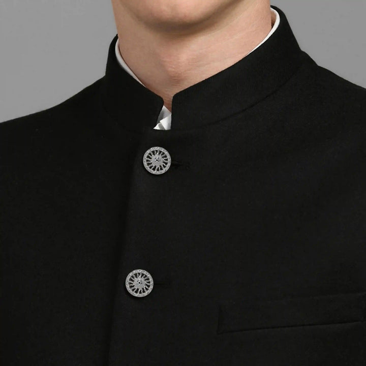 Sunburst Pattern Metal Button | 18mm(28L), 20mm(32L) & 23mm(36L)