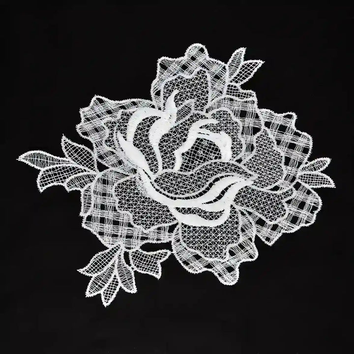 Filigree Rose Sew Appliqué