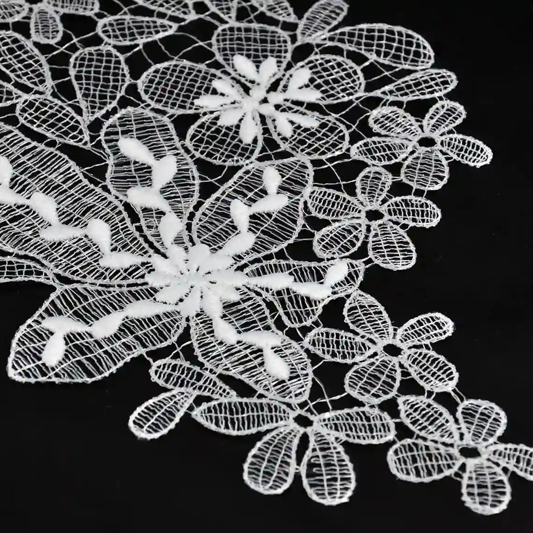 Snowdrop Lace Vine Floral Style Patch