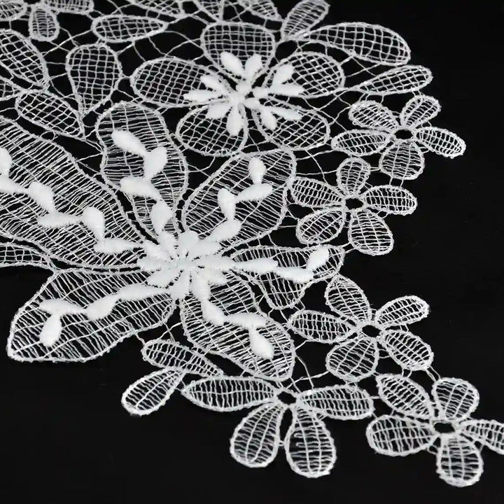 Snowdrop Lace Vine Floral Style Patch