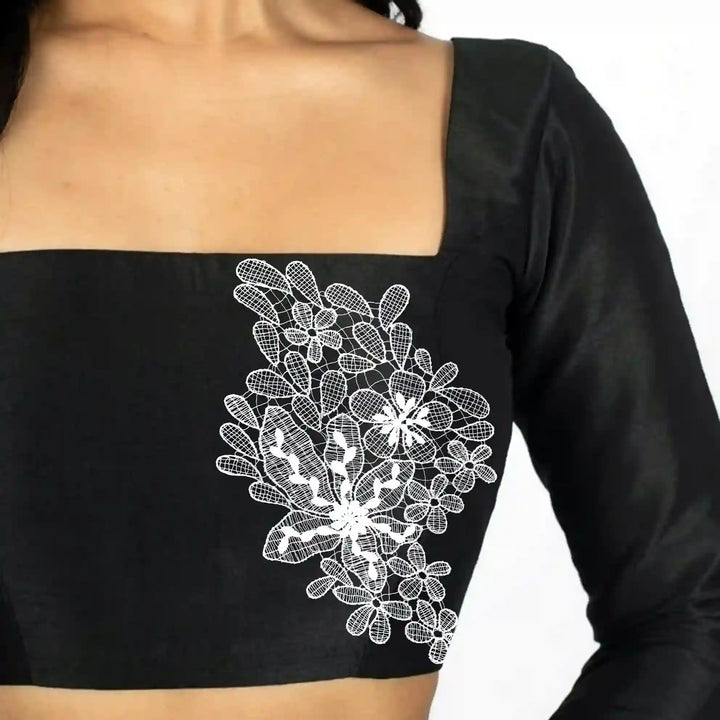 Snowdrop Lace Vine Floral Style Patch