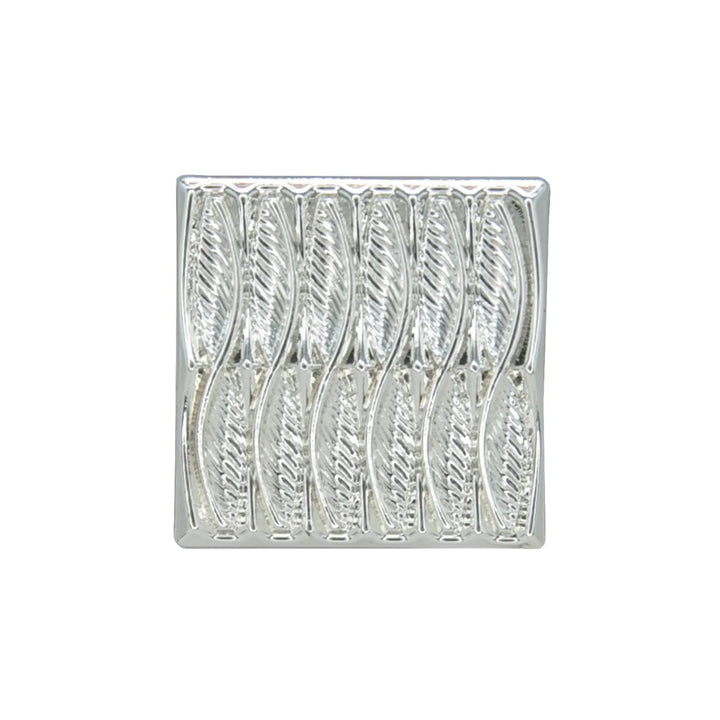 Elegant Leaf Pattern Gold Metal Button | 18mm (28L) & 23mm (36L)