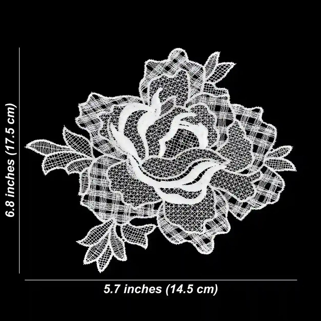 Filigree Rose Sew Appliqué