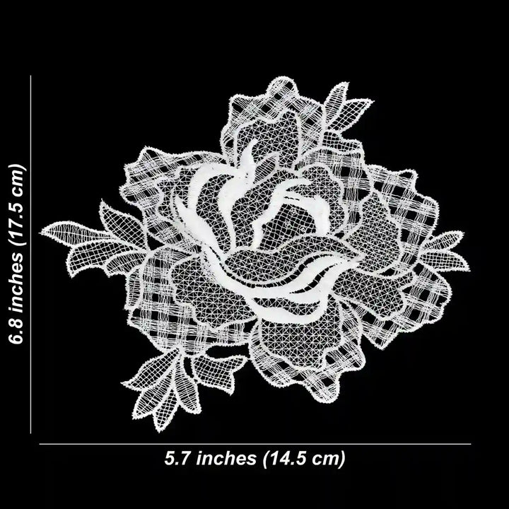 Filigree Rose Sew Appliqué