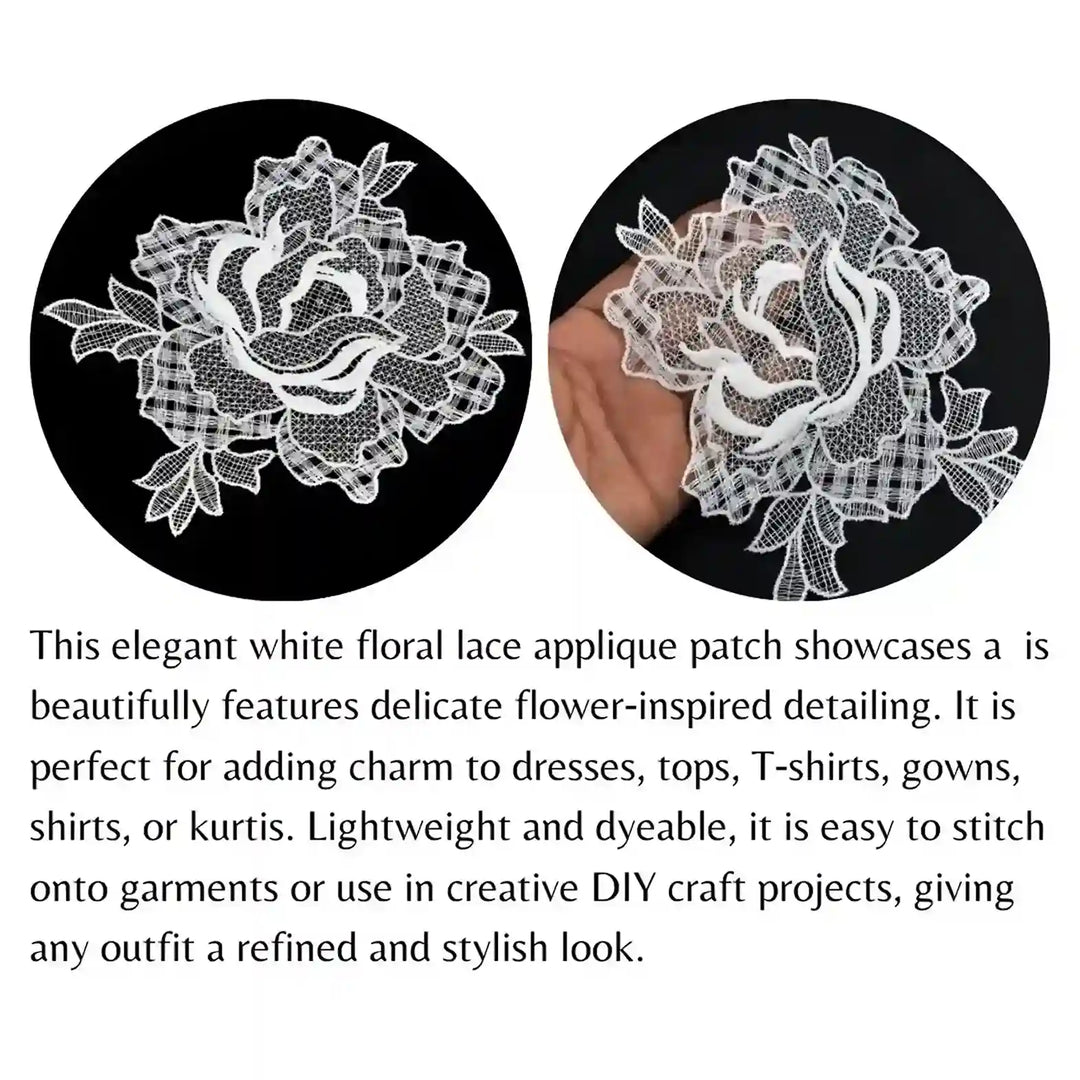Filigree Rose Sew Appliqué