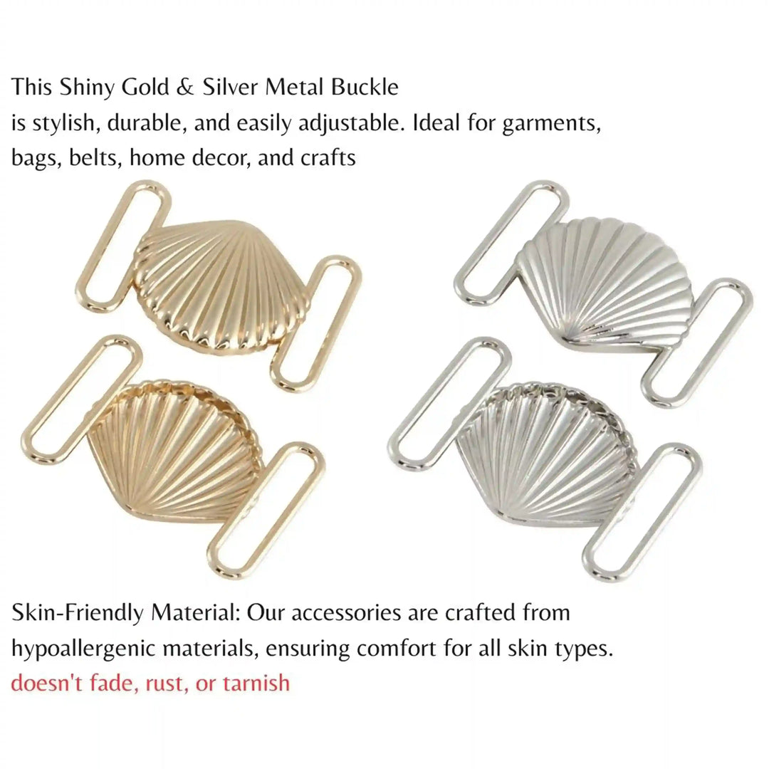 Seashell Style Metal Buckle