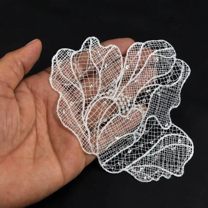 Netted Blossom Sew Patch | Set Of 3