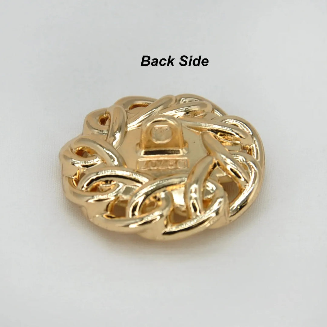 Vintage Blossom Pearl Metal Button | 18mm (28L) & 23mm (36L)