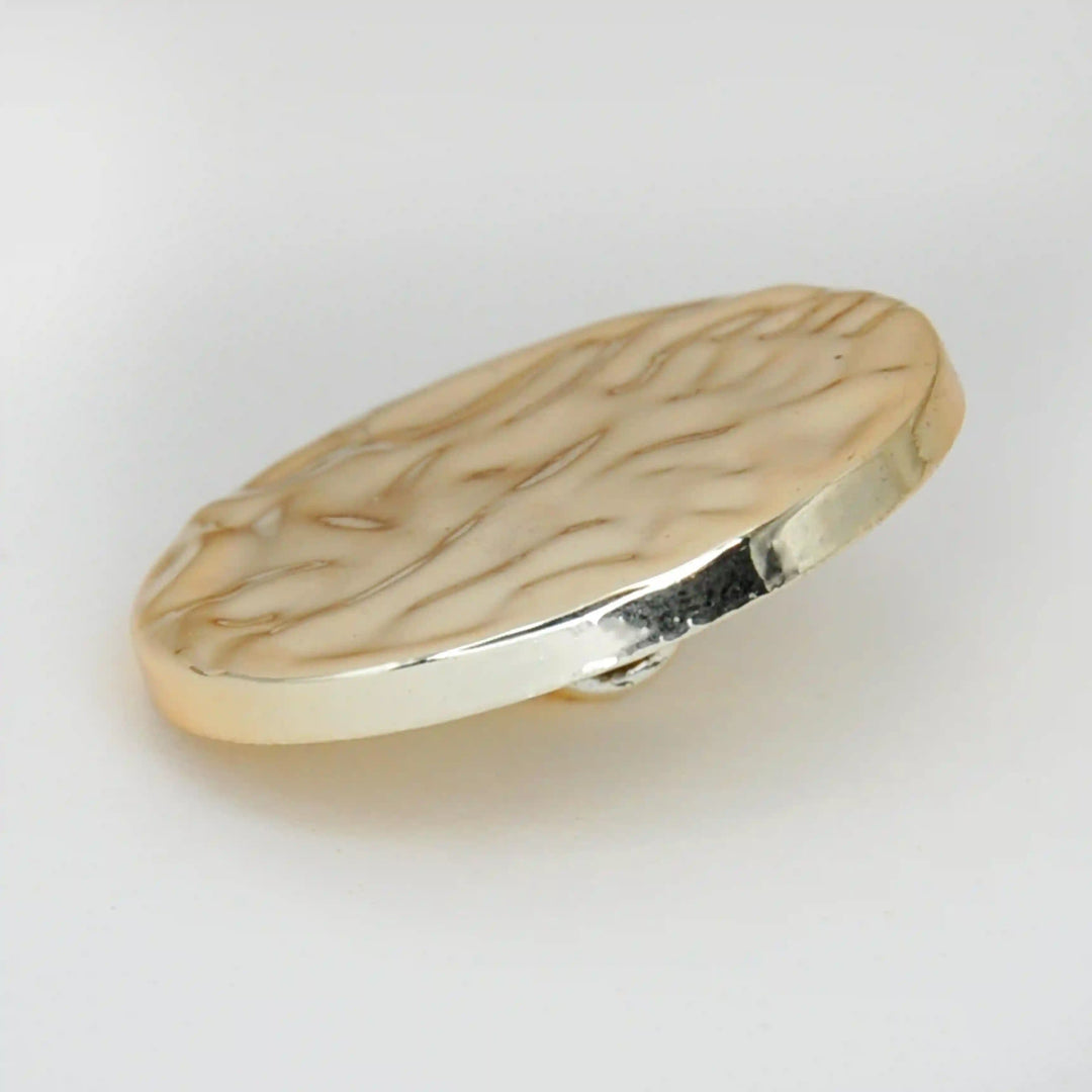 Hammered Gold Metal Buttons