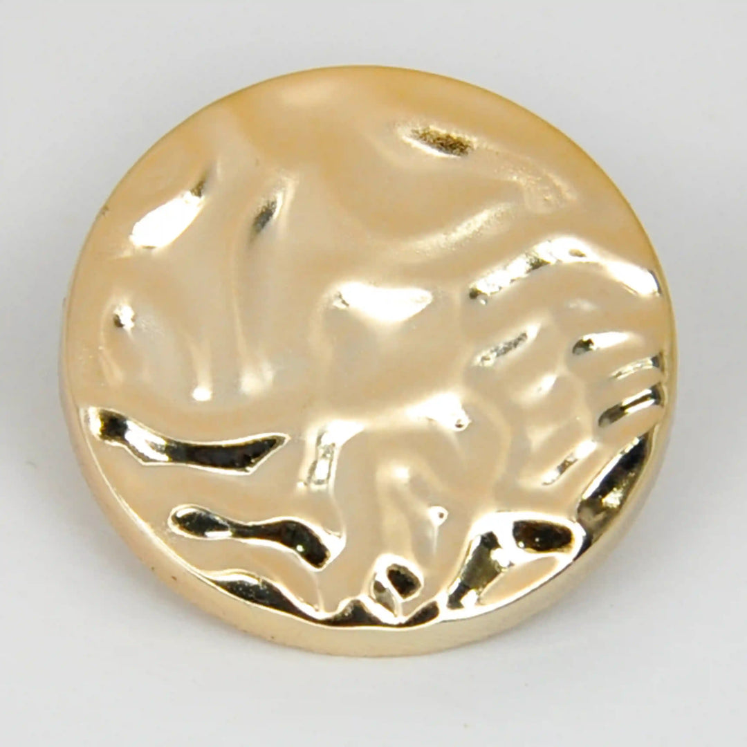 Hammered Gold Metal Buttons