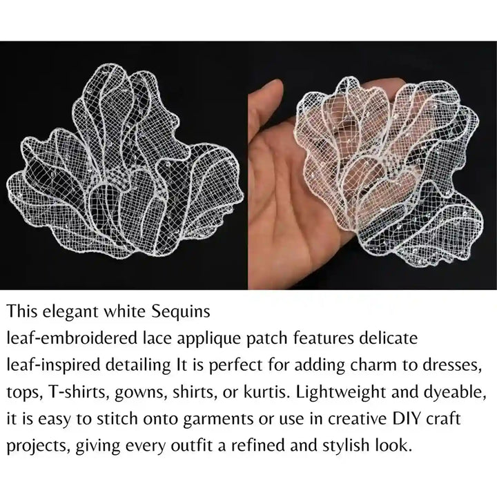 Netted Blossom Sew Patch | Set Of 3