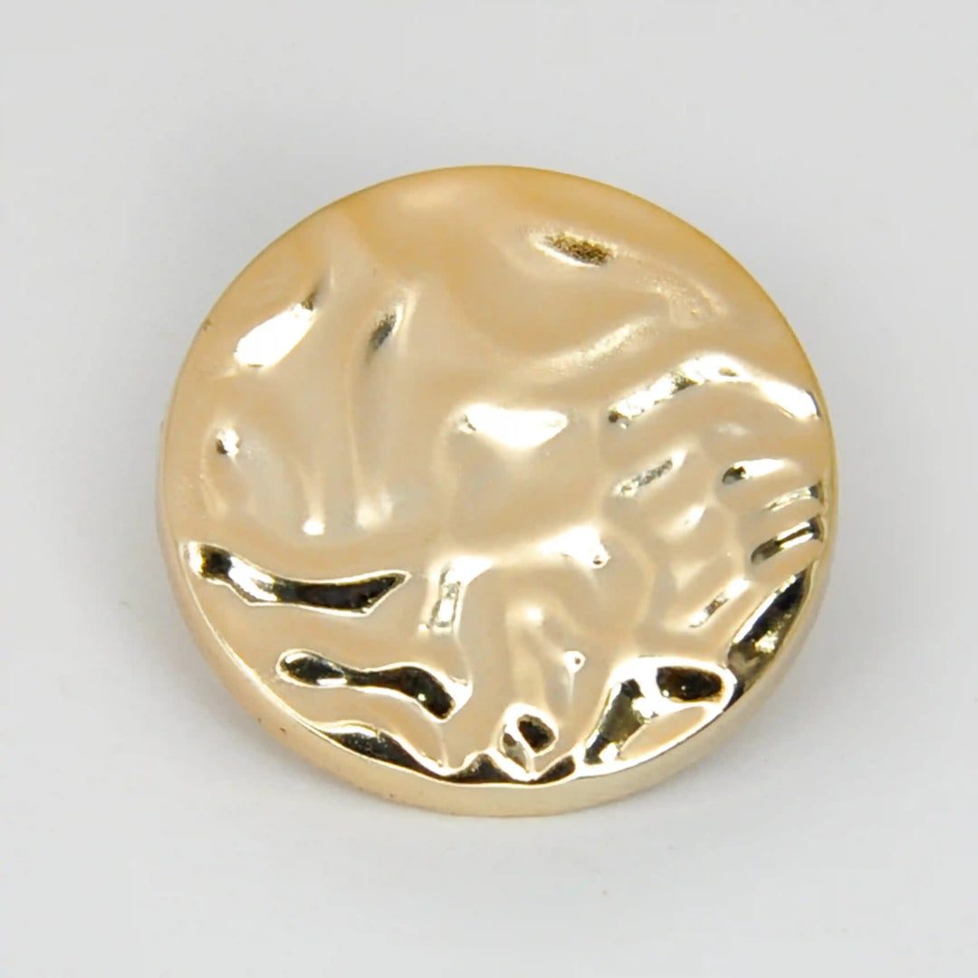Hammered Gold Metal Buttons