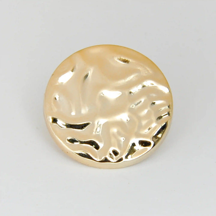 Hammered Gold Metal Buttons