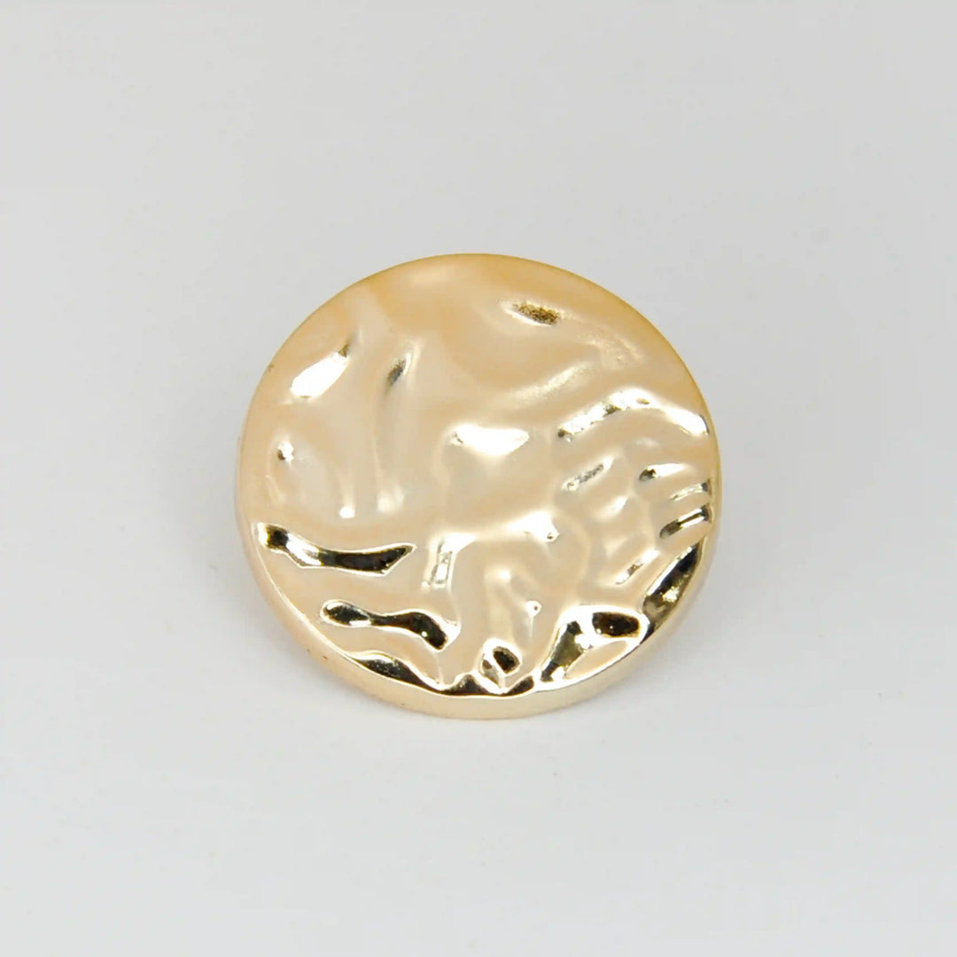 Hammered Gold Metal Buttons
