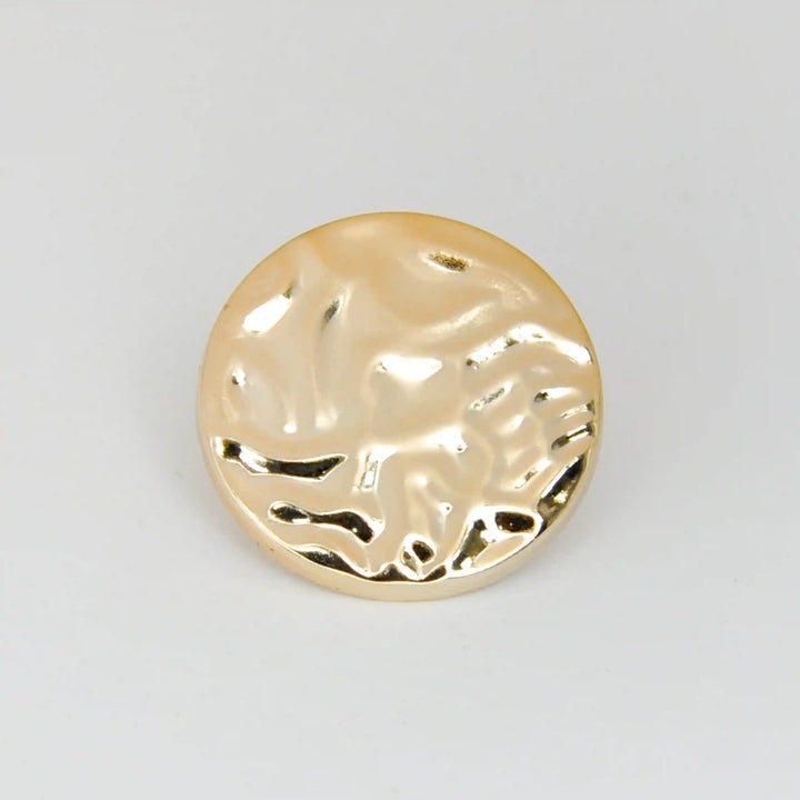 Hammered Gold Metal Buttons
